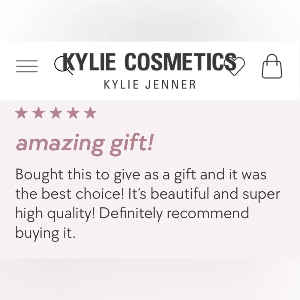 KYLIE COSMETICS Blue Cloud Cosmetic/Travel Bag